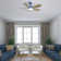 107CM 5 Blades Ceiling Fan with Remote Control and LED Lights