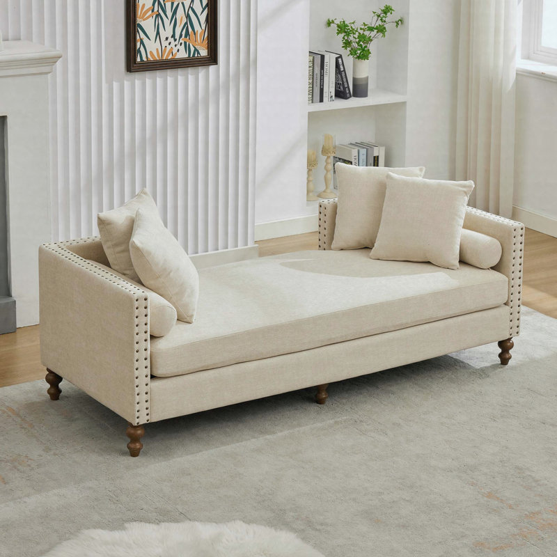 Canapé-lit 75,5 po, Beige