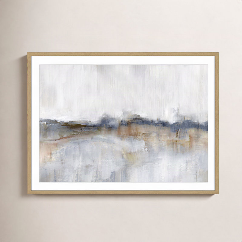 Autumnal Tide par - impression, H 29,5 po x l 41,5 po x P 0,75 po, Encadré naturel