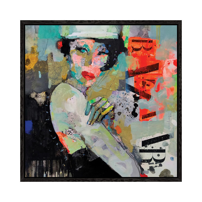 Girl Holiday by Viktor Sheleg - Gallery-Wrapped Canvas Giclée on Canvas, 66.04 cm H x 66.04 cm W, Black Framed