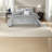 Contemporary Grey Metallic Bedding Sets, Soft Microfiber Comfort, Perfect For Modern Homes