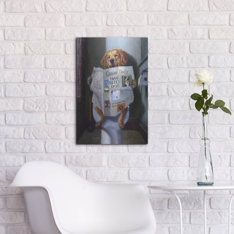 «Dog Gone Funny» par Lucia Heffernan, H 24 po x l 16 po