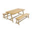 Table de pique-nique d'extérieur ensoleillée L 70,75 po pour 4 personnes Sunny