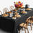 Table Cloth For Rectangle Table, Polyester Fabric Tablecloths Rectangular, Banquet, Dining, Wedding, Graduation,(6 PCS)-1683446745