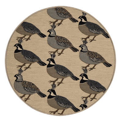  Tapis lavable California Quail Birds
