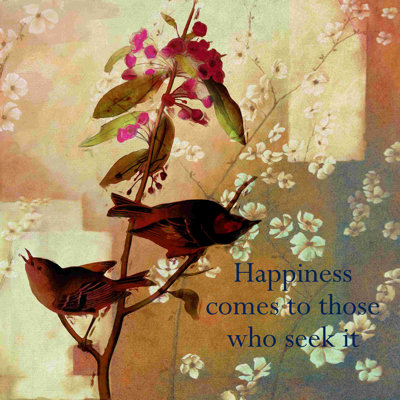 " Happiness Comes To Those "