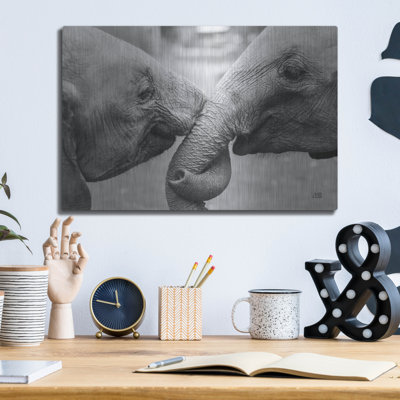  «Besties» par Max Blakesberg, art mural en métal 16 po x 12 po