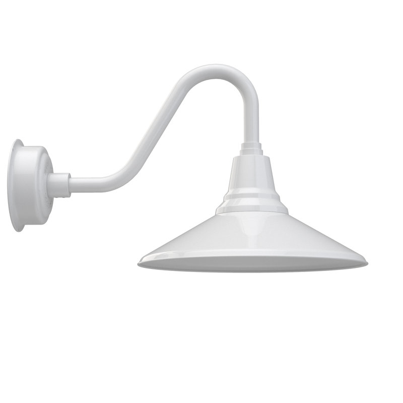 Albali Wall Light, White, 14.32" H x 16" W x 24.25" D