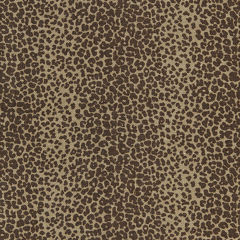 Leopard Linen Print Fabric, Java