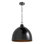 Luminaire suspendu 17 lumières Anand en acier inoxydable noir avec abat-jour noir 17 Stories
