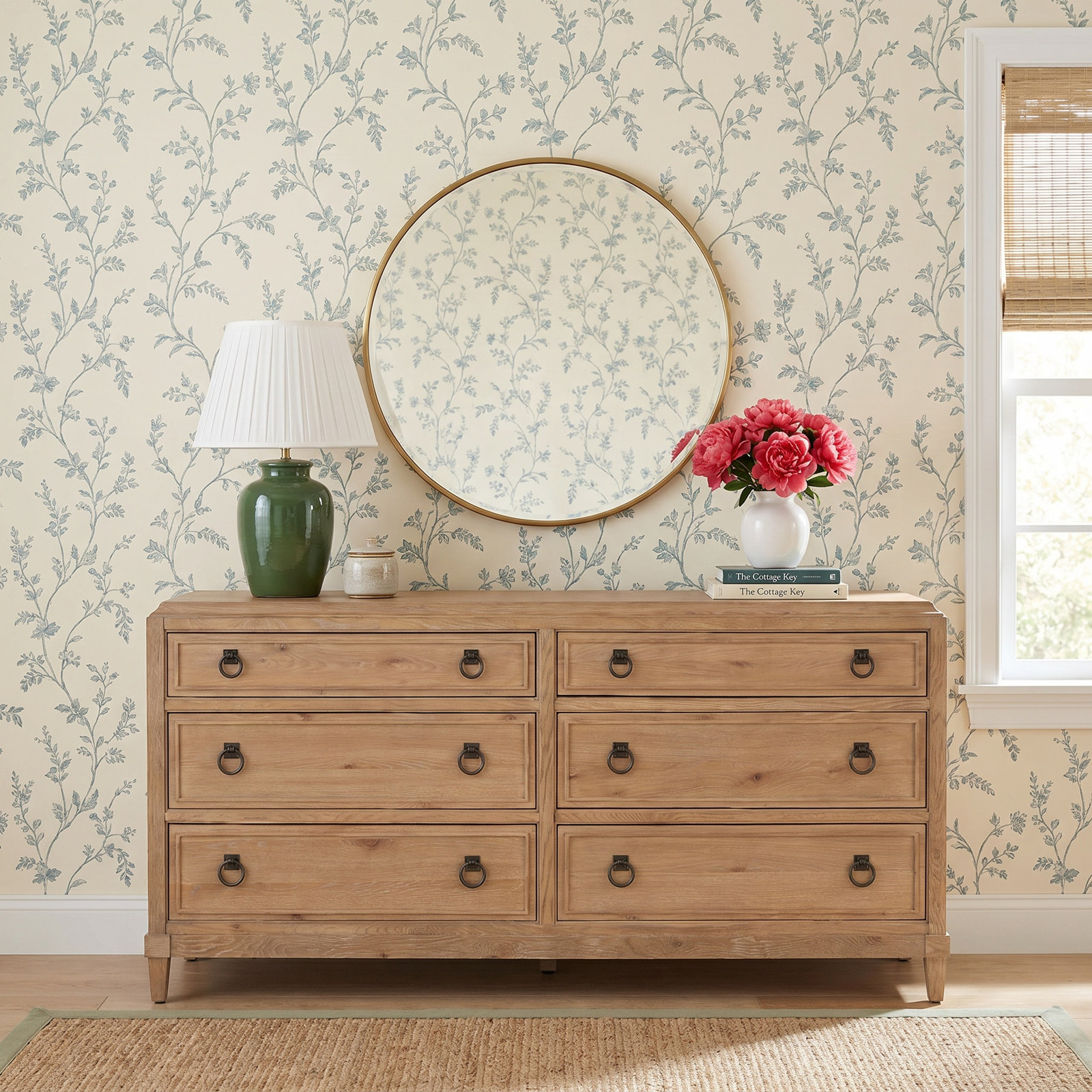 Hayes 72" Double Dresser, Brown
