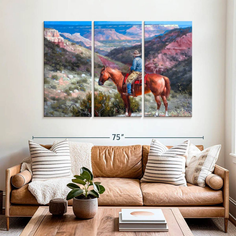 Lelar Mighty Pretty Spot, 42" H x 65" W