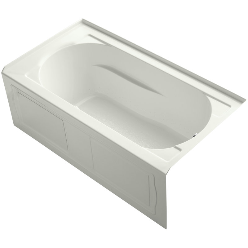 Baignoire 60" x 32" devonshire en alcôve bubblemassage, Dune, Droite, Oui