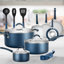 14 - Piece Non-Stick Stainless Steel (18/10) Cookware Set
