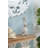 5.3X4.5X12.8" Weathered Cement Cream Rabbit Statue