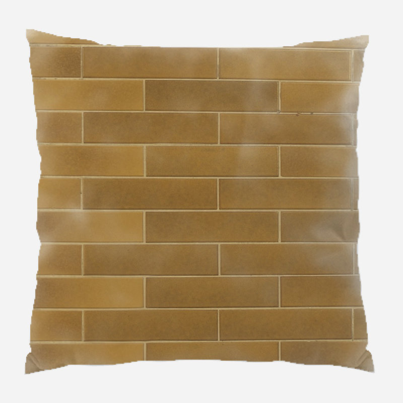 Facade Geometric Microsuede Reversible Throw Pillow