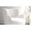 Fauteuil d'appoint rembourré Sabrina Boucle-1538327025