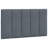 Bed Frame without Mattress Hanko Dark Grey 80x200 cm Velvet-164480639