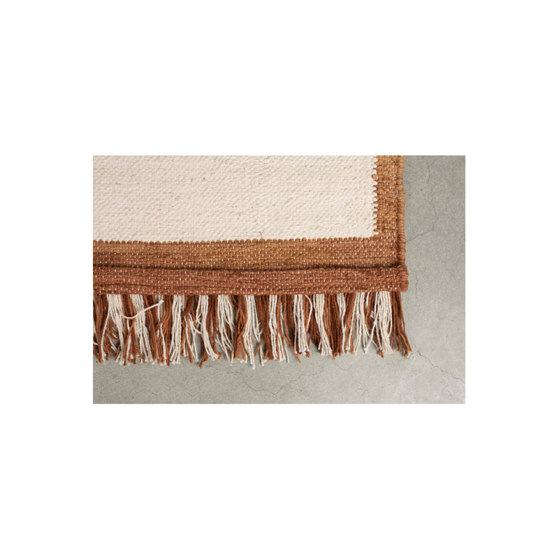 Rug Cotton Checkered Area Rug, Rectangle 5'3" x 7'7"