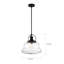 Luminaire suspendu simple à 1 lumière Elvis-997891427