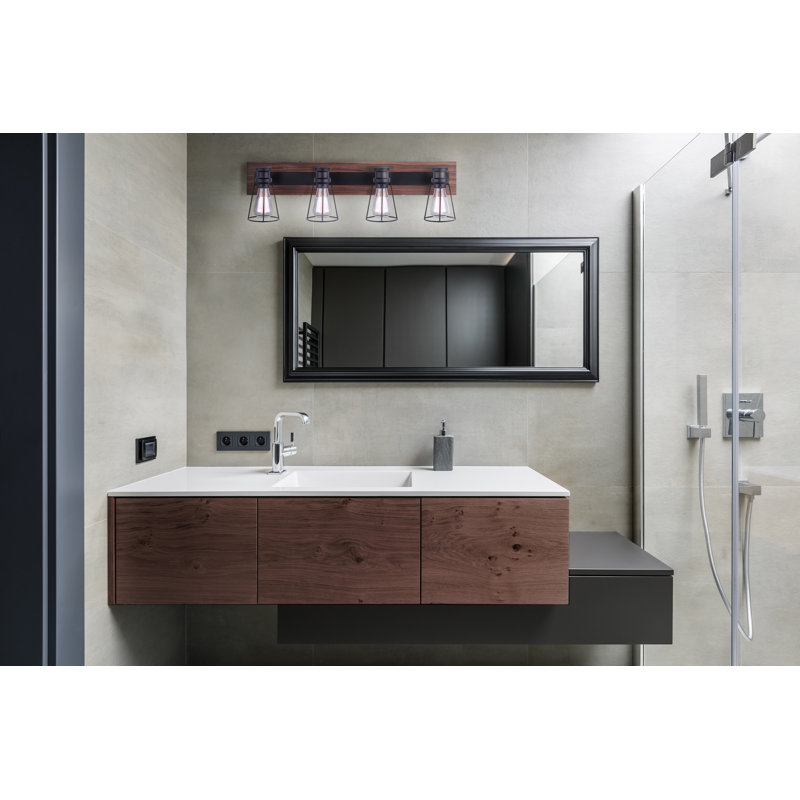 Éclairage pour meuble-lavabo 4 lumières Olivar