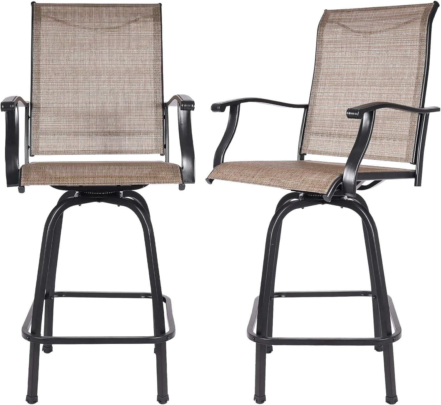 Red Barrel Studio® Calfee Swivel 30'' Counter Stool with Metal Frame