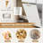 Rolling Kitchen Island Kitchen Island Cart With Drop Leaf Trash Can Cabinet-1795548888