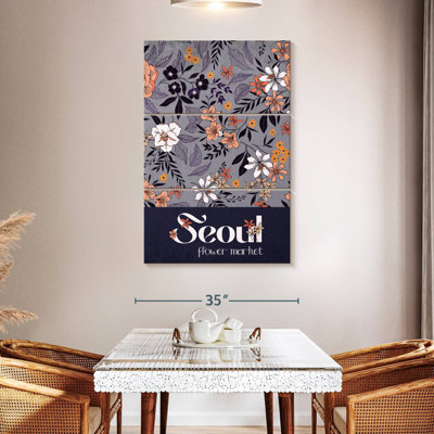 Harnek Seoul Flower Market Poster
