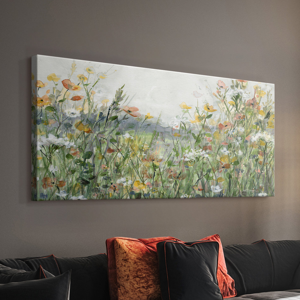 Ophelia & Co. Woodland Meadow- Gallery Wrapped Canvas -Ready to Hang & Reviews | Wayfair