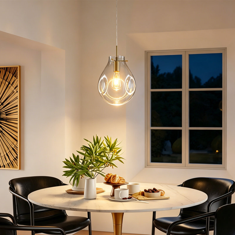 Brunsville 1 - Light Dimmable Kitchen Island Pendant Light