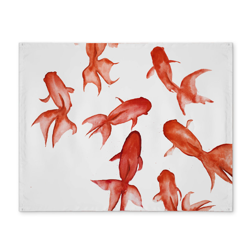 Napperon Red Fishes