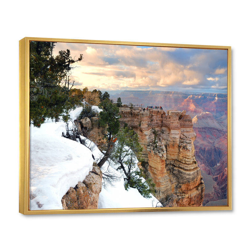 " Sonoran Serenade ", 12" H x 20" W x 1" D, Gold Floater Framed