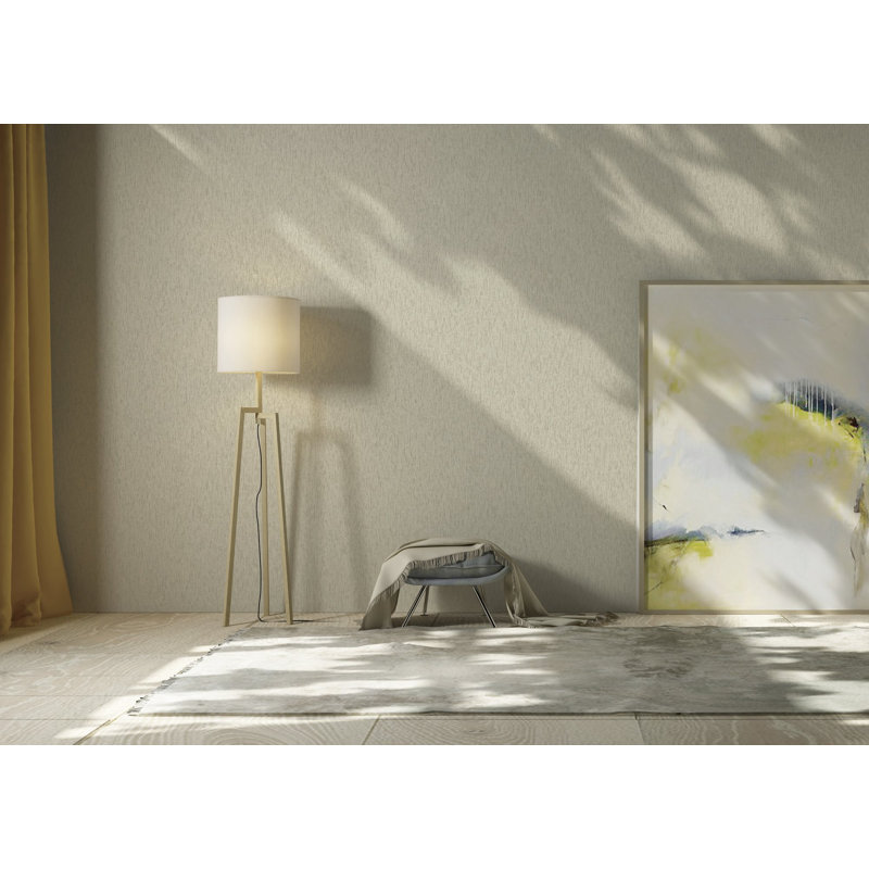 Designer Colors Textured Lines Wallpaper Roll, Gold