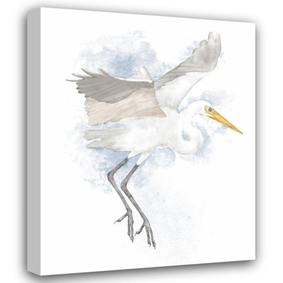 Dovecove Reynolds, Jade Gallery Wrapped Canvas Art Titled: Coastal Heron II