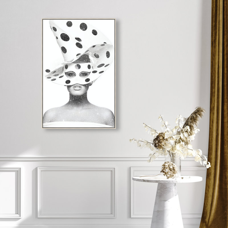 Spotted Sovereign Print by Oliver Gal, 25"H x 17"W, Silver Floater Frame