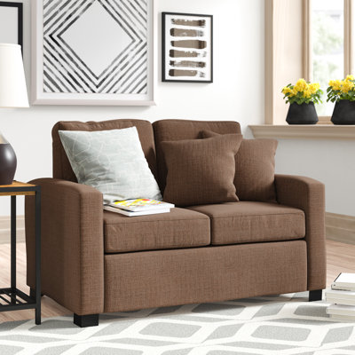 Fabric 51.18'' Reception Loveseat