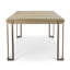 Rio Vista - Table de salle à manger extensible de 173 cm avec rallonge - Finition en argile