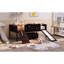 Lit mezzanine en bois avec deux boîtes de rangement SKU LPAAM