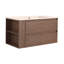 Meuble-lavabo mural 36 po avec lavabo en céramique et tiroir-111124046