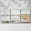 Shoreline Study II - Toile encadrée multi-pièces-1793932082-1793932085