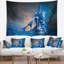 Tapisserie du vieux château bleu-28484075