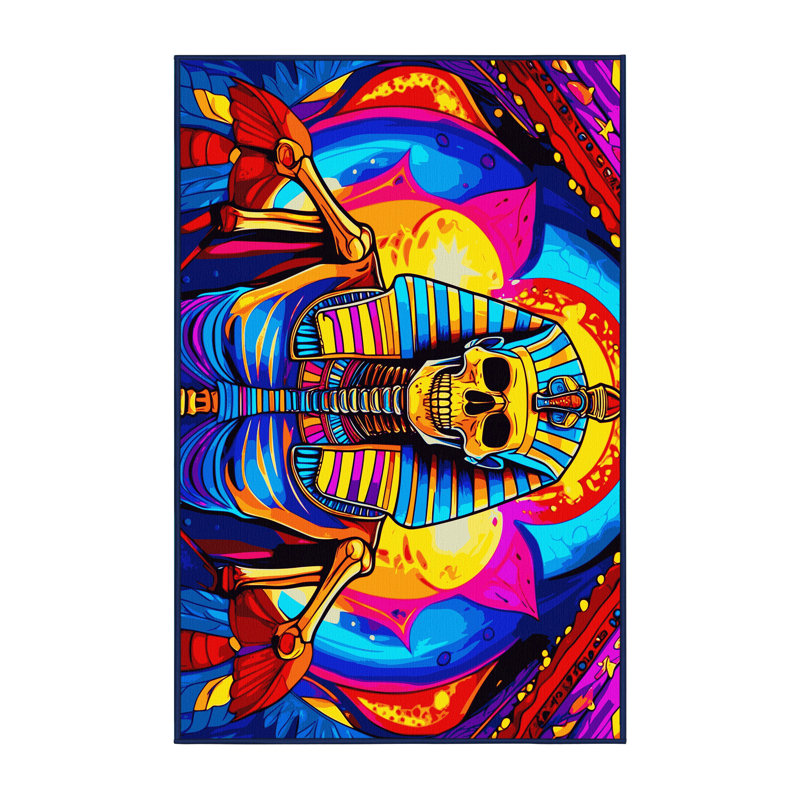 Surreal Glow Rug, Rectangle 2' x 3'