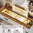 Polett Makeup Vanity With Sliding LED Mirror and Outlets-926818902