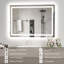 LED Illuminated Bathroom Mirror with 3 Colour Temperatures, Anti-Fog, Touch Control, Wall Mounted-137946307