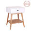 Solid Wood End Table-1258637927