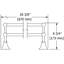 Hudson Double 24" Towel Bar-50350786