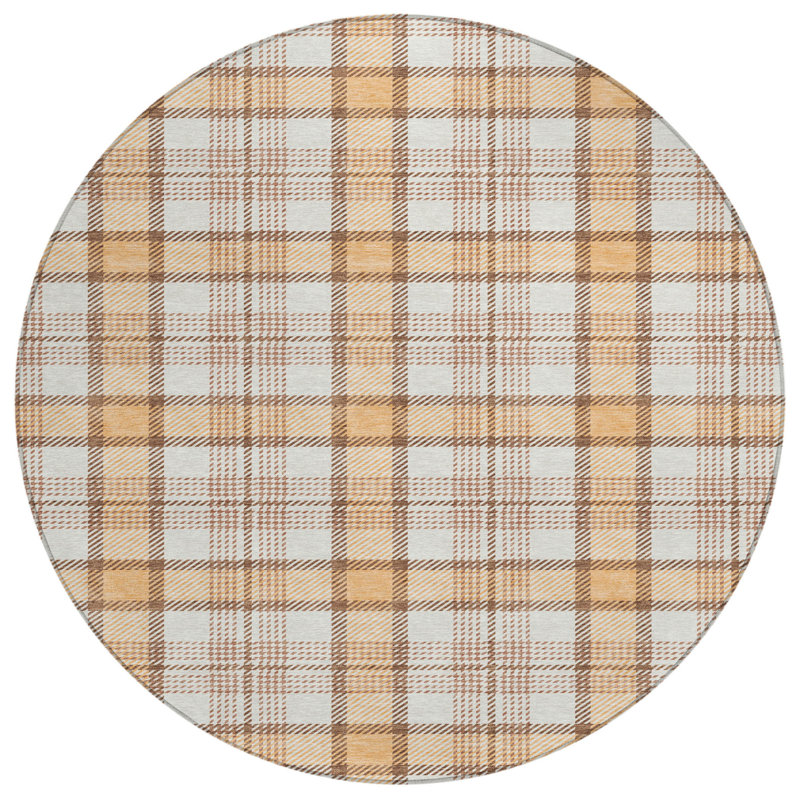 Tapis rond 8 po Peach