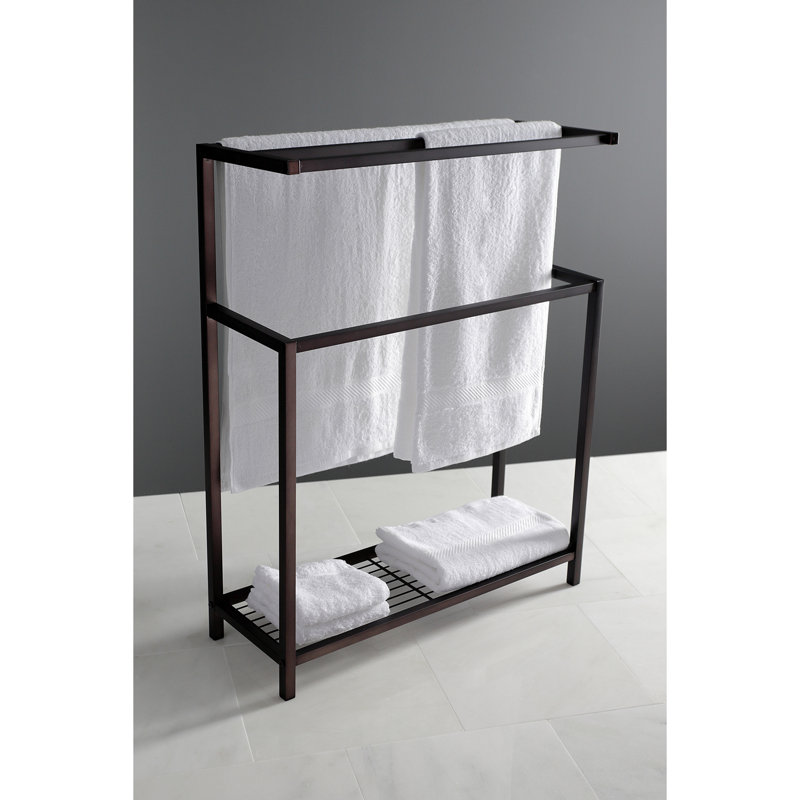 Kingston Brass Edenscape Freestanding Towel Rack, Oil Rubbed Bronze