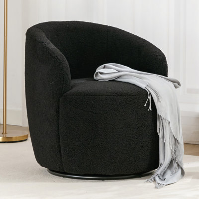 Fauteuil demi-tonneau avec fauteuil Teddy