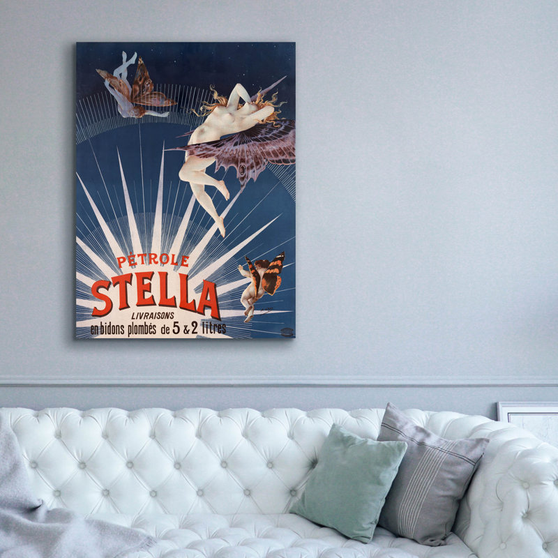 «Petrole Stella» par Gray, H 54 po x l 40 po x P 1,5 po